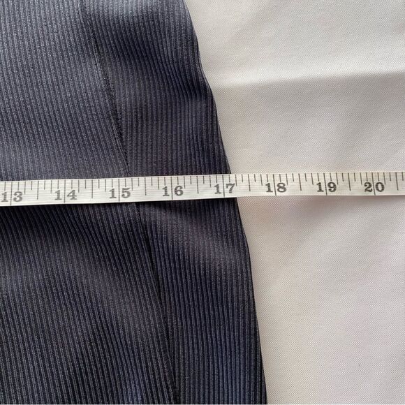 Lululemon Gunmetal Brushed Softstreme Ribbed Zip-Flared Pant 34" Size 4 - Picture 14 of 16